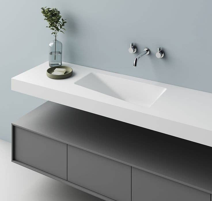 Corian Vanity/toilets/sinks/bathroom tubs/niches/Kitchen top/Vanities 3