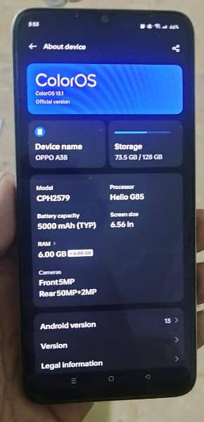 OPPO A38 BRAND NEW ONLY 1 MONTH USE 3