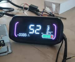 Universal 48-72V Big Size LCD Display Meter E-Bike Electric Scooter 0