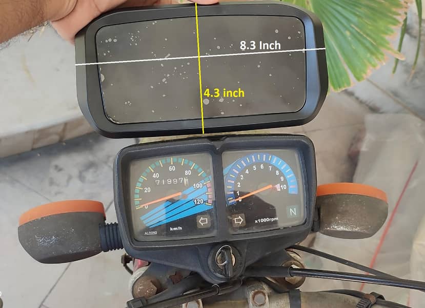 Universal 48-72V Big Size LCD Display Meter E-Bike Electric Scooter 2