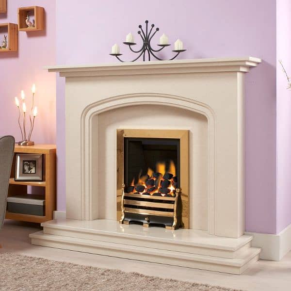 Gas fire place. 0