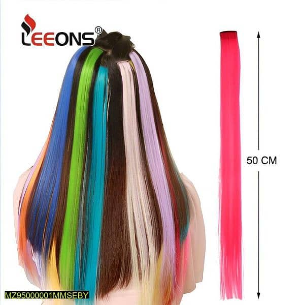 hair extensions multicolour 2