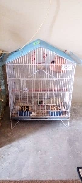 3 small and 2 large cages almost new urgent sale krna h 0