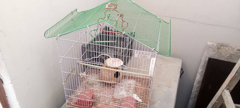 3 small and 2 large cages almost new urgent sale krna h 10
