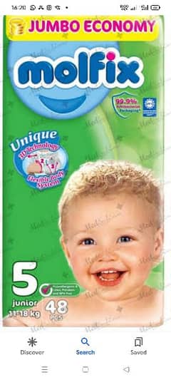 molfix diaper for children all sizes available