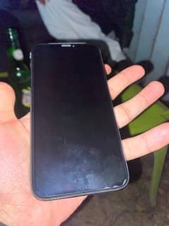 iphone X black 64gb with box