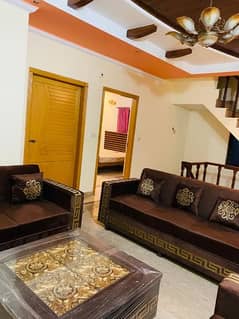 5 marla beautiful furnished portion for rent in johar town Lahore