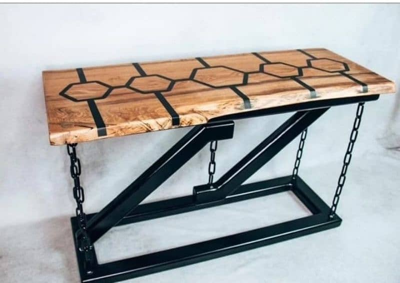 epoxy dinning table. contact 03328709877 0