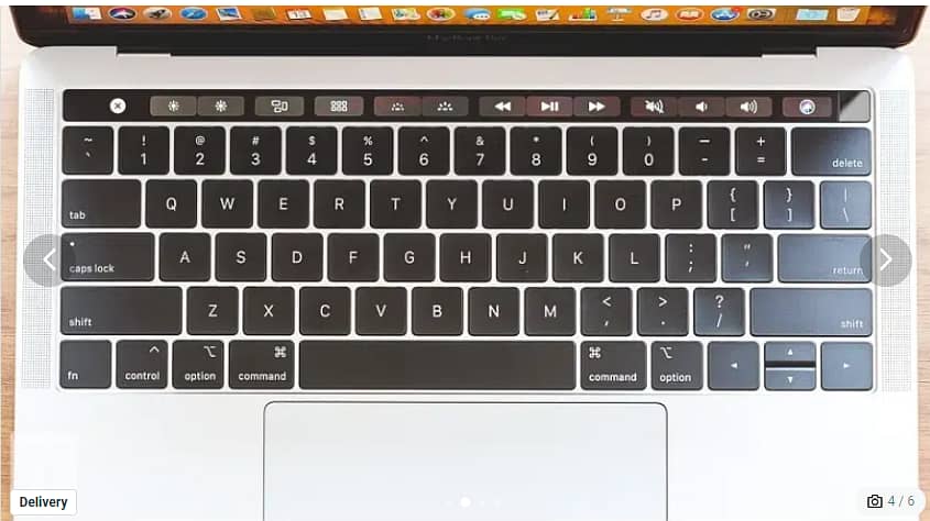 Apple MacBook Pro With Touch Bar - 8th Gen Ci5 QuadCore 08GB 256 2