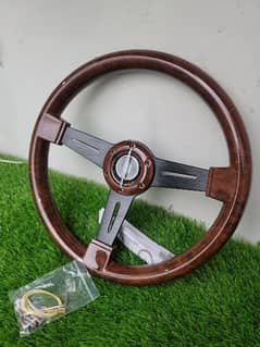 Classic Wooden Steering wheel