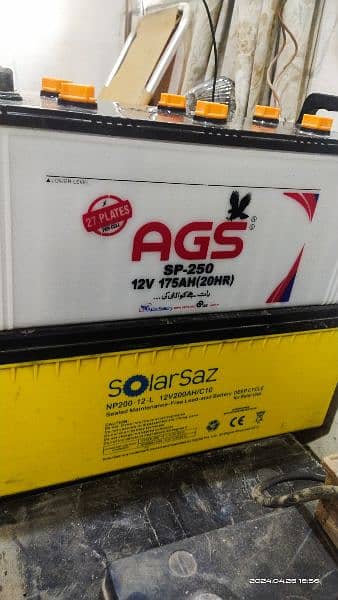 ags and solar saz battery 0