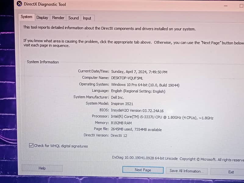 Urgent Sale Dell Laptop 2