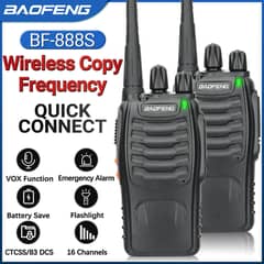 Wireless Long Range Bofeng Walkie Talkie 888s Pair