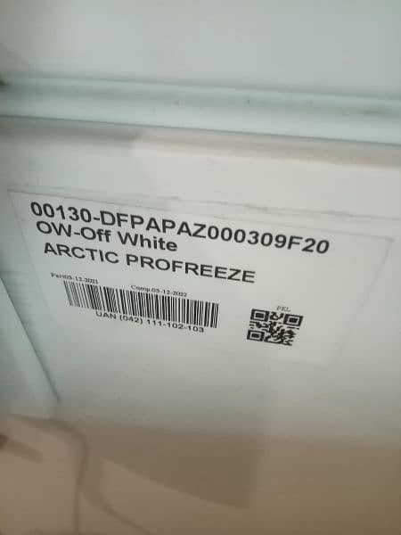 2 door freezer for sale seasonal use only   one year use 0