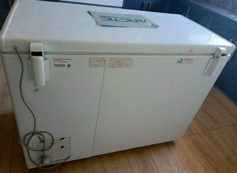 2 door freezer for sale seasonal use only   one year use 3