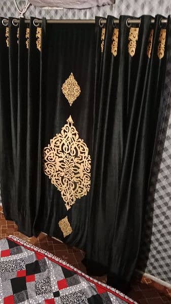 black velvet curtains 3