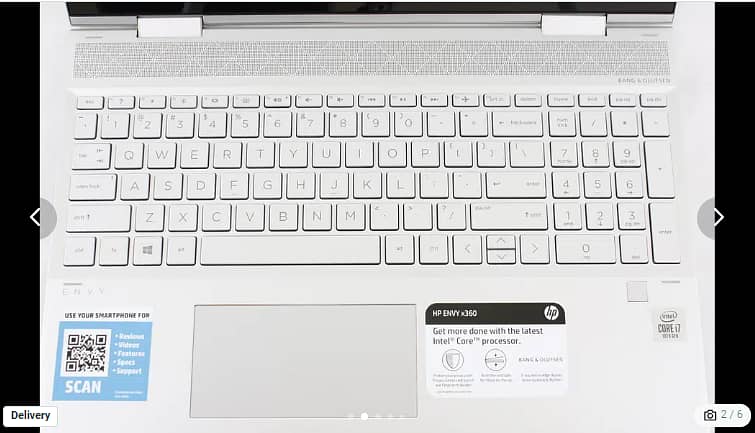 HP Envy 15m x360 - 10th Gen Core i7 QuadCore 16gb 512SSD 5