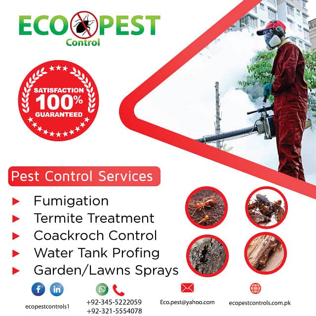 Pest Control/Termite deemak Control/Mosquito Spray/Fumigation 1