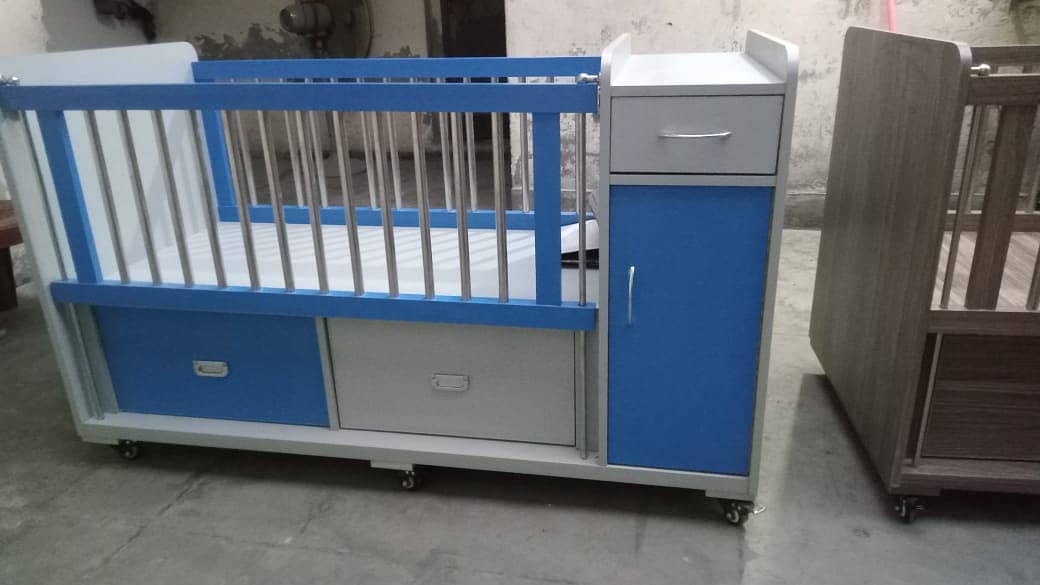 Baby cot / Baby beds / Kid wooden cot / Baby bunk bed / Kids furniture 9