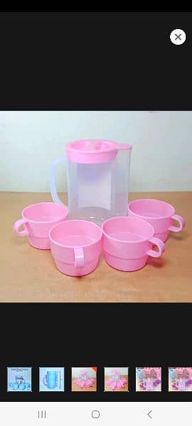 jug set with 4 mug 0
