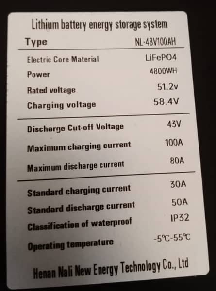 lithium battry  48v  100A    5 year warranty 2