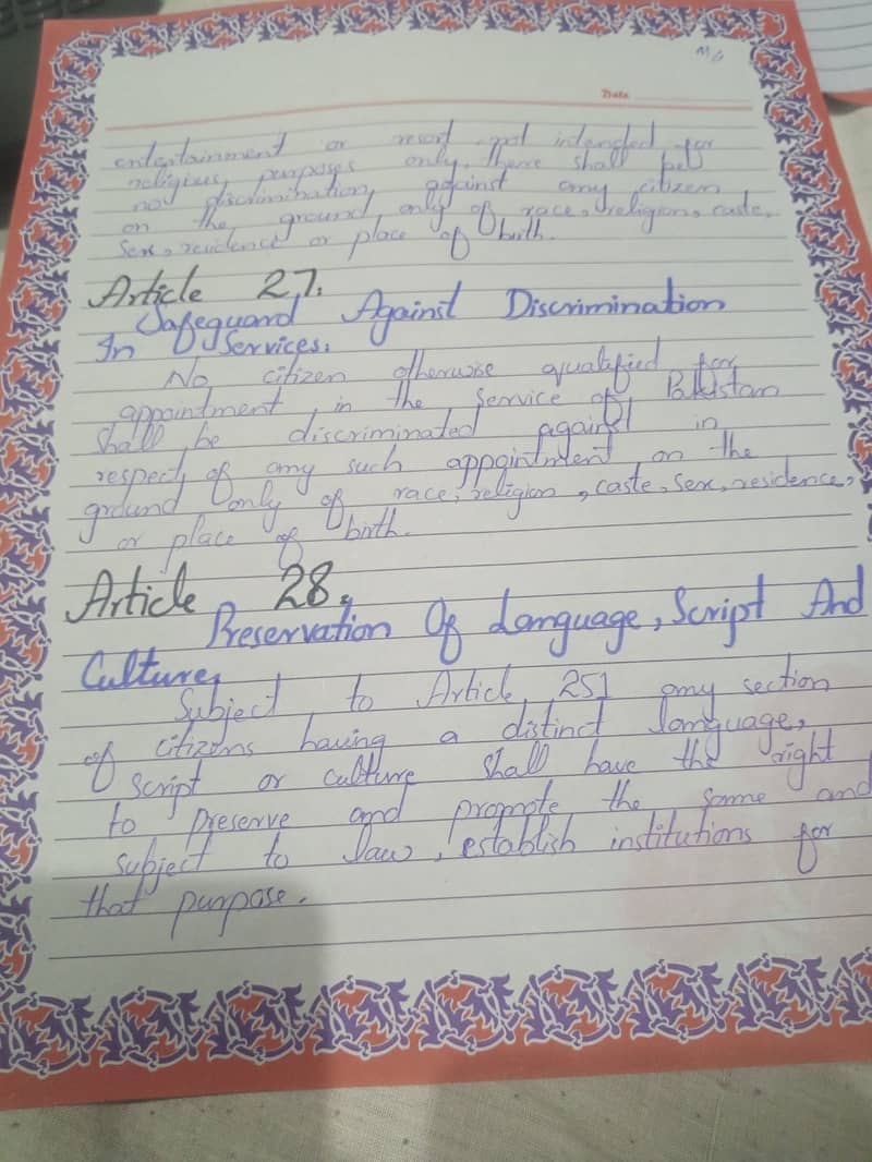 Hand written assignment work 14