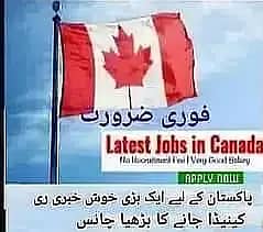 Jobs In Canada / Work / jobs Available / Staff Required / Offers
