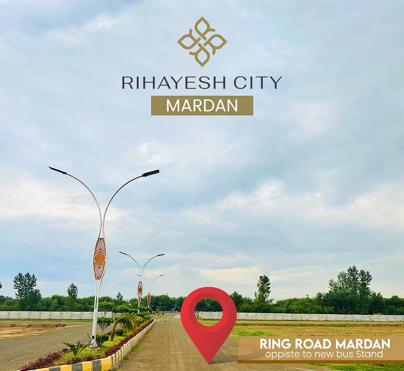 10 Marla Plot in Rihayish City Mardan near General Bus Stand(Commercial Hub) 4