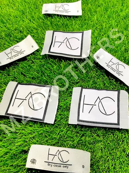 soft woven labels fabric clothing brand 0