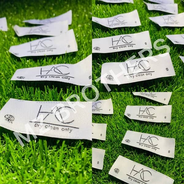 soft woven labels fabric clothing brand 1