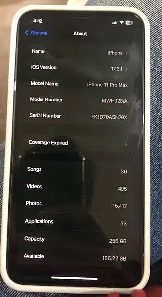 Apple Iphone 11 Pro Max 256 Gb PTA Approved 3