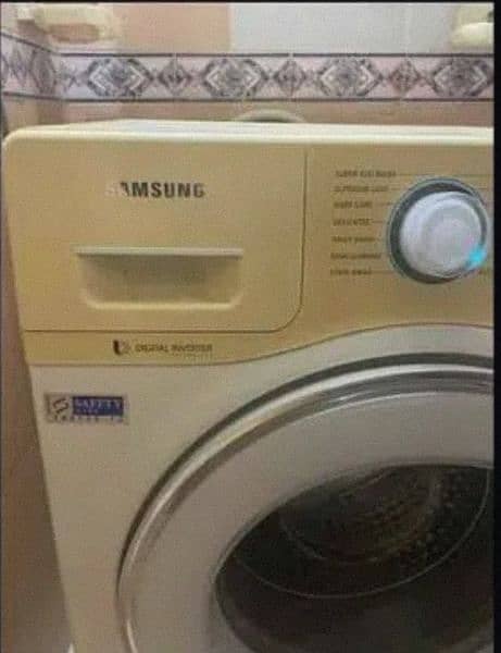 Fully automatic Samsung washing machine 7kg Front load 9