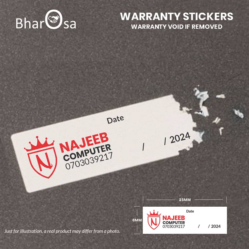 Printing Services, Warranty Stickers, Bill Books, Business Cards 11