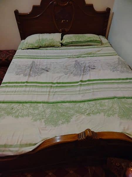 Wooden Double Bed 1