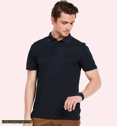 Men’s Cotton Plain Polo Shirt 0