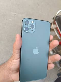 iphone 11 pro max with box 64gb jv with full sim time