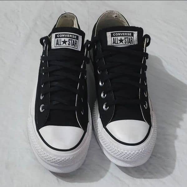 Converse Chuck Taylor All Star Classic LOW-TOP Platform Sole Shoes 1