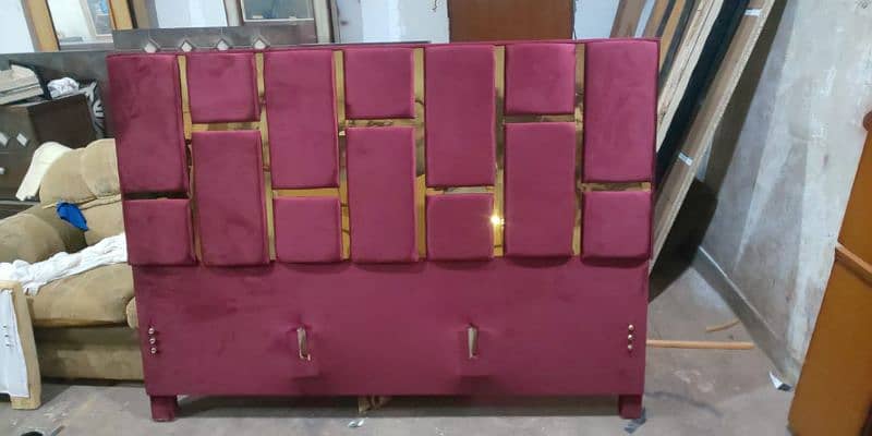 Bed / bed set / double bed / king size bed / poshish bed / bedroom set 15