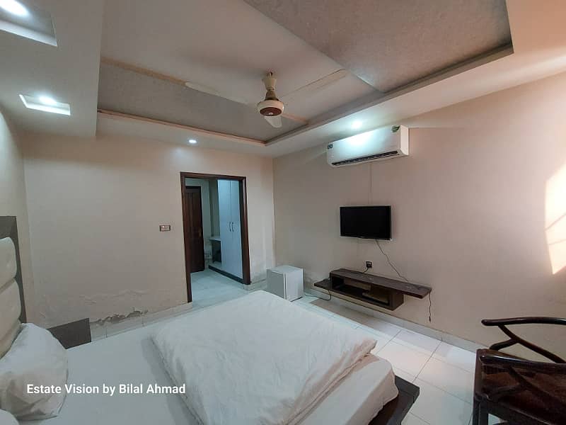 Daily Basis Furnished room available for Rent 5000/6000/7000/8000 with Free Electricity & Breakfast 24
