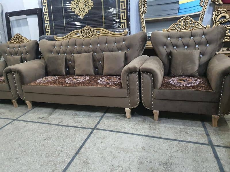 sofa set / 5 seater sofa / 6 seater sofa / l shape sofa / velvet sofa 1