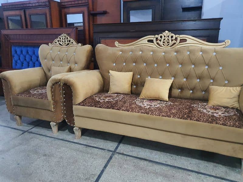 sofa set / 5 seater sofa / 6 seater sofa / l shape sofa / velvet sofa 6