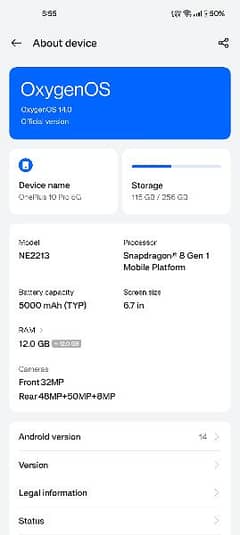 OnePlus 10Pro 5G 12/256GB