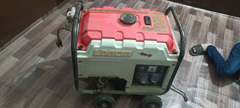 LONCIN 2.5KVA GENERATOR WITH TANK AND WHEEL AND GAS KIT 4