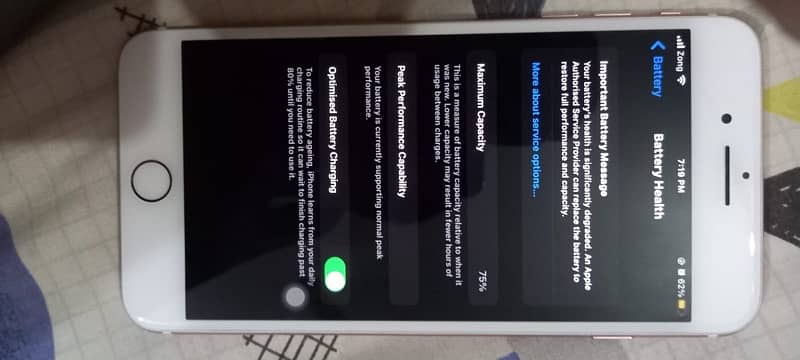 iphone 7plus Rose Gold 128Gb PTA Approved Orignal 2