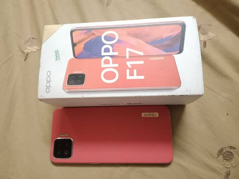 oppo f17 8/128 gb datacable local h otherwise All geniun 4