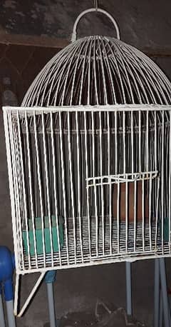 Strong & Beautiful Iron cage for birds in good condition 0