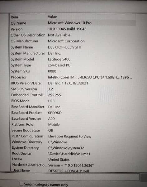 Dell Latitude 5400 Core i5 8th Gen 8 GB Ram 256 SSD / Dell Laptop 9