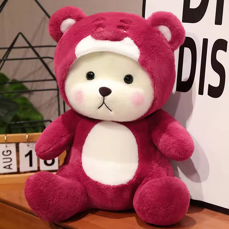 45 cm Lina Shibu Teddy Bear / hoodie bear stuff toy 0