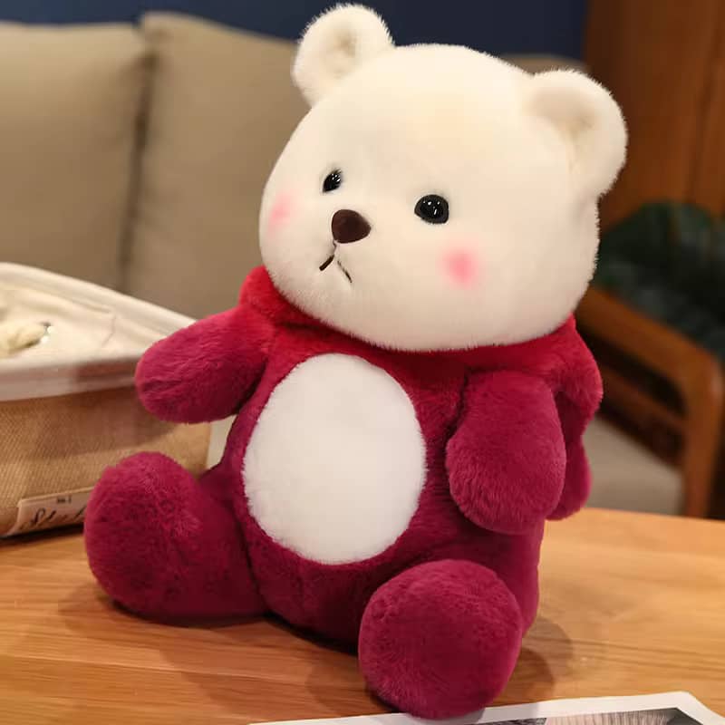 45 cm Lina Shibu Teddy Bear / hoodie bear stuff toy 1