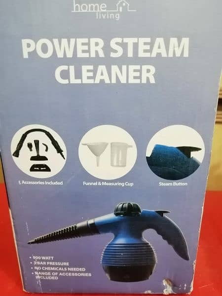Home Living Hand Held Steam Cleaner with Accessories, Imported 1